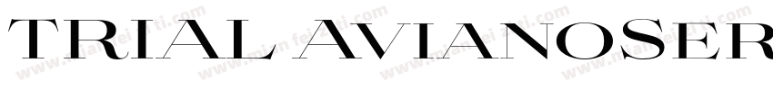 TRIAL AvianoSerifBold字体转换